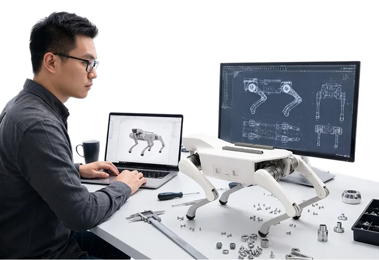 Developer building on the Cyber Pet platform